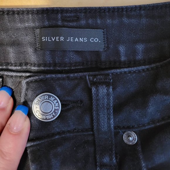 SILVER suki black skinny jeans - Picture 7 of 8